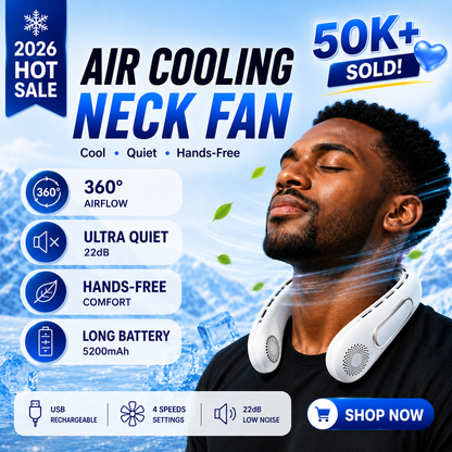 Air Cooling Neck Fan