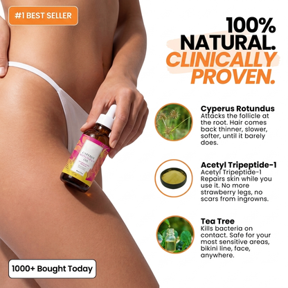 Cyperus Rotundus Oil Hair Reduction Oil – Smooth, Hair-Free Skin